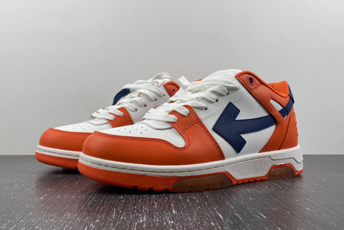 OFF-WHITE white orange dark blue