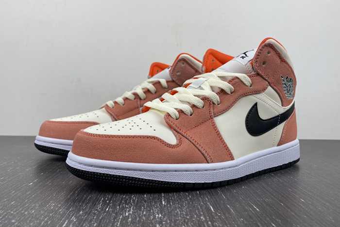 Air Jordan 1 Mid GS “Orange Suede”  DV1336-800