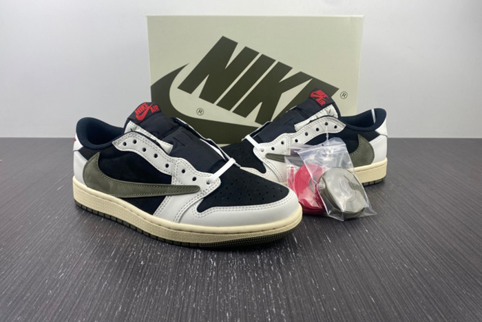 Travis Scott x Air Jordan 1 Low OG Olive DZ4137-106