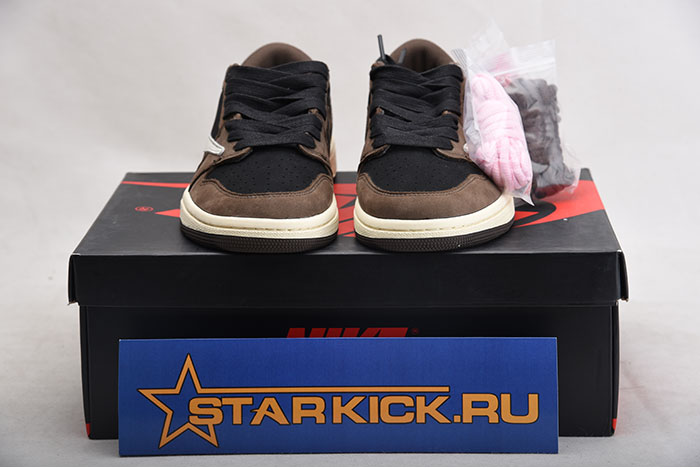 TRAVIS SCOTT AIR JORDAN 1 LOW DARK MOCHA CQ4277-001
