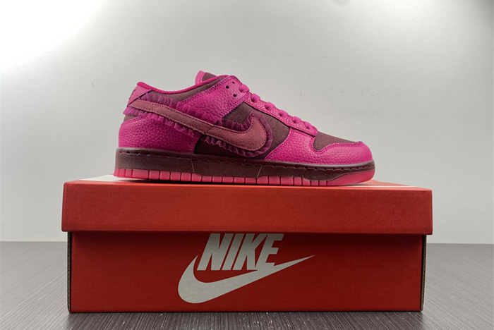 Nike Spruces Up Its Dunk Low "Team Red/Pink DQ9324-600