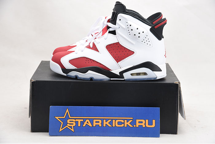 Air Jordan 6 VI Retro Carmine White Carmine Black 384664 160