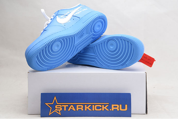 OFF-WHITE NIKE AIR FORCE 1 MCA BLUE CI1173-400