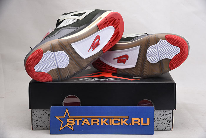 OFF WHITE x Air Jordan 4 “Bred” CV9388 001