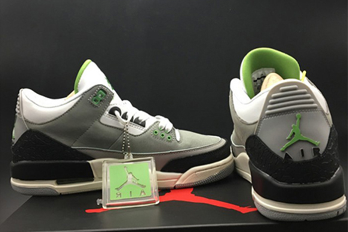 Air Jordan 3 Chlorophyll Tinker 136064-006