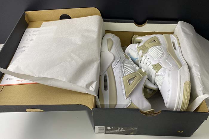 Air Jordan 4 GS Linen 487724-118