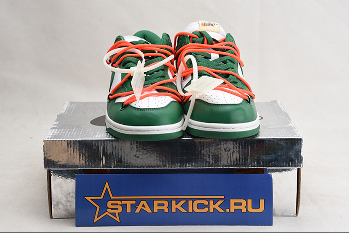 OFF-WHITE NIKE DUNK LOW PINE GREEN CT0856-100