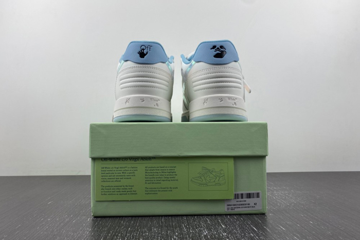 OFF-WHITE Out Of Office White orchid purple discoloration