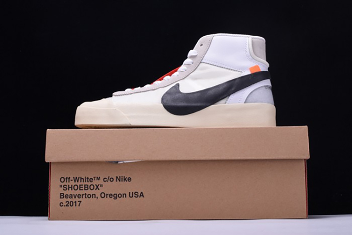 OFF-WHITE x Nike Blazer MID THE TEN 10 Virgil Abloh AA3832-100