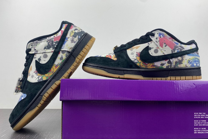 Dunk SB Supreme × Nike Dunk Low “Rammellzee”  FD8778-001