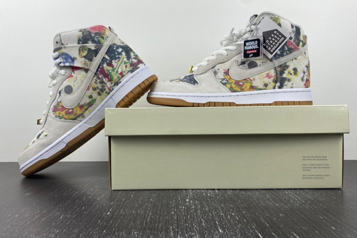Supreme x Nike SB Dunk High “Rammellzee”SUP FD8779-100