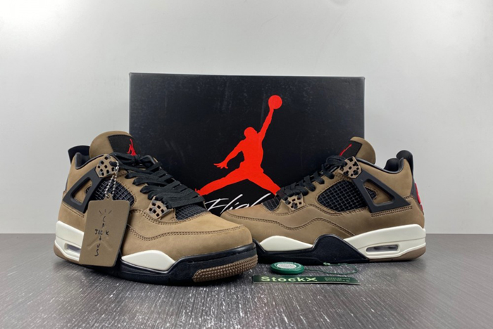 Travis Scott x Air Jordan 4 Retro Brown TS  AJ4-882335
