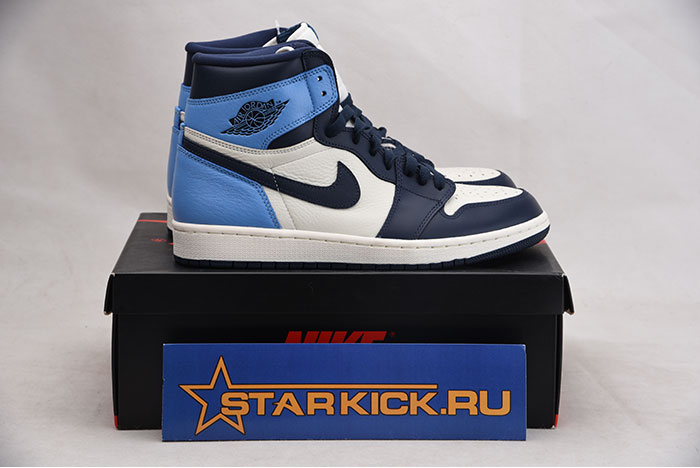 AIR JORDAN 1 OBSIDIAN UNIVERSITY BLUE 555088-140
