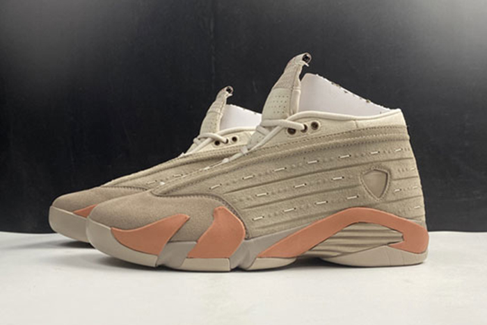 Clot x Air Jordan 14 Low: Sepia Stone DC9857-200