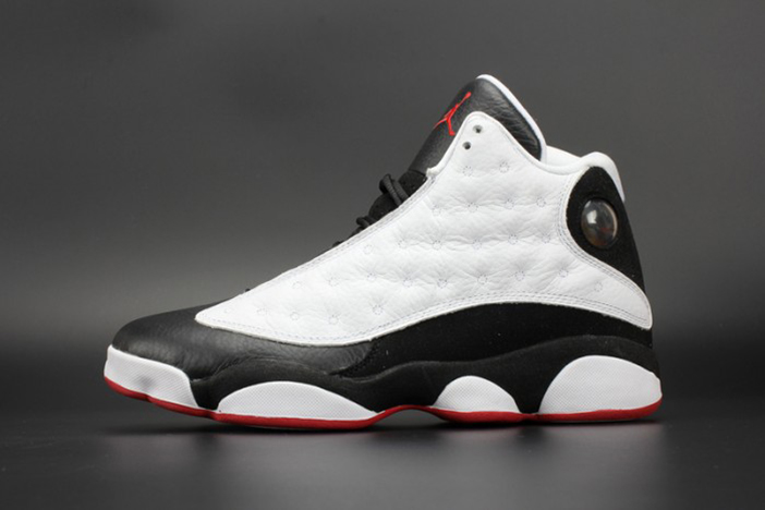 Air Jordan 13 ''He Got Game''  White/Black-True Red mens 414571-104