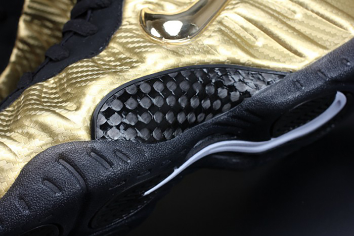 Air Foamposite Pro "Metallic Gold" Black mens 624041-701