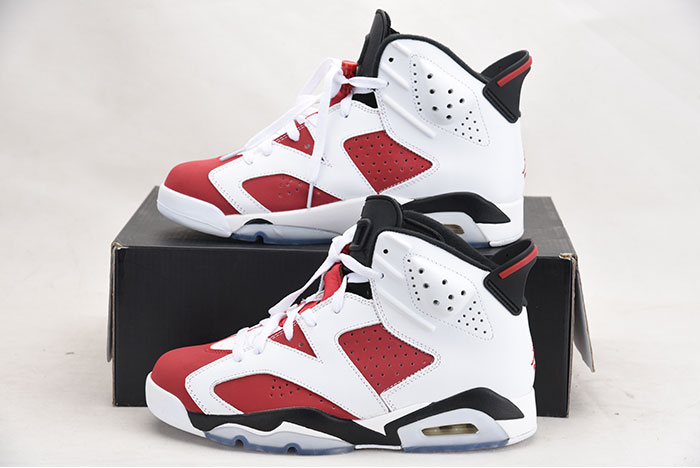 Air Jordan 6 VI Retro Carmine White Carmine Black 384664 160
