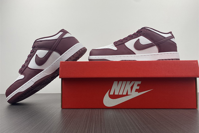 New Nike Dunk Low “Bordeaux” White/Bordeaux  DD1503-108