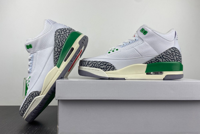 Air Jordan 3 WMNS “Lucky Green”  CK9246-136