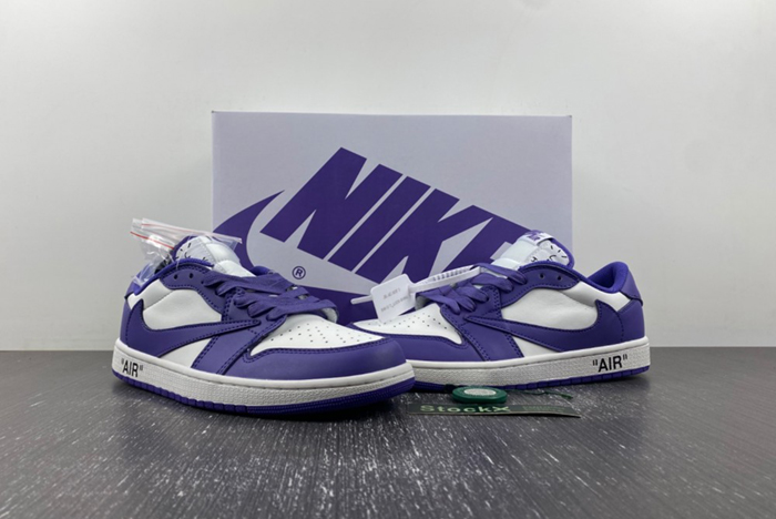 OFF-WHITE x Travis Scott x Air Jordan 1 OW DM7890-386