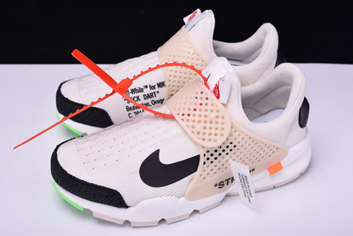 NIKE THE 10: OFF-WHITE X NIKE LA NIKE SOCK DART AA8696-101