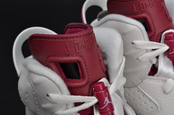 Air Jordan 6 Retro "Maroon" white 384664-116