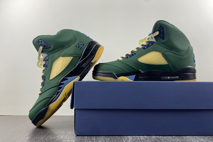 Air Jordan 5 "Navy Green” AMM FZ5758-003