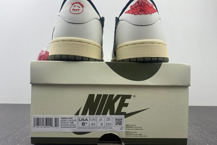 Travis Scott x Air Jordan 1 Low OG Olive DZ4137-106
