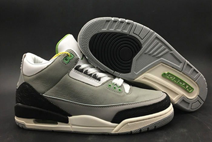 Air Jordan 3 Chlorophyll Tinker 136064-006