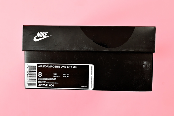 NIKE AIR FOAMPOSITE ONE LNY QS "LUNAR NEW YEAR 2018" AO7541-006