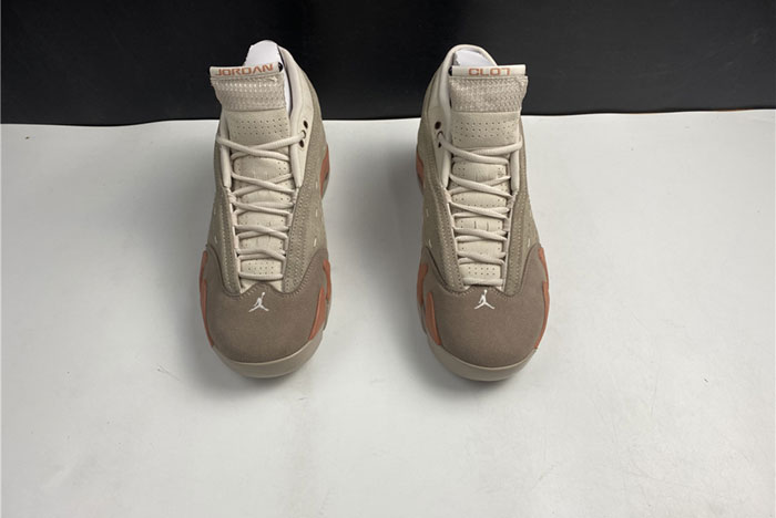 Clot x Air Jordan 14 Low: Sepia Stone DC9857-200
