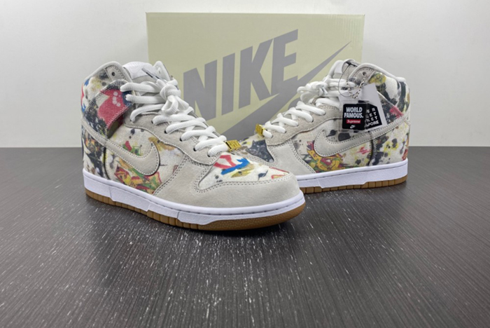 Supreme x Nike SB Dunk High “Rammellzee”SUP FD8779-100