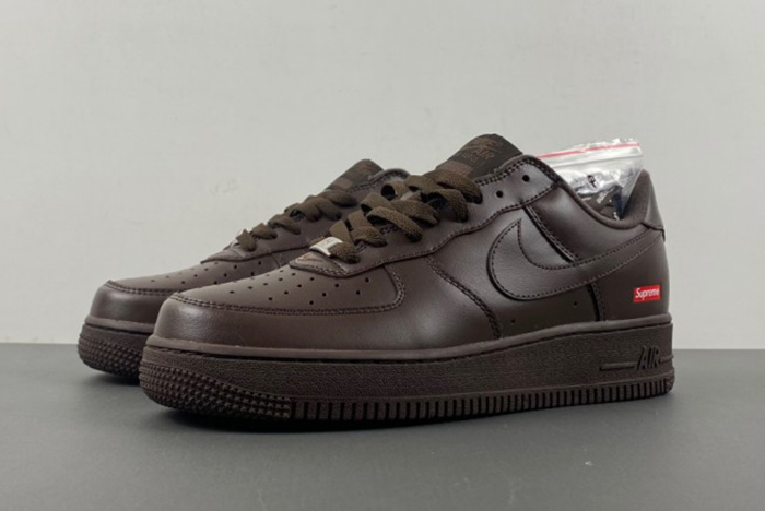 Supreme x Nike Air Force 1 Low “Baroque Brown”  CU9225-200