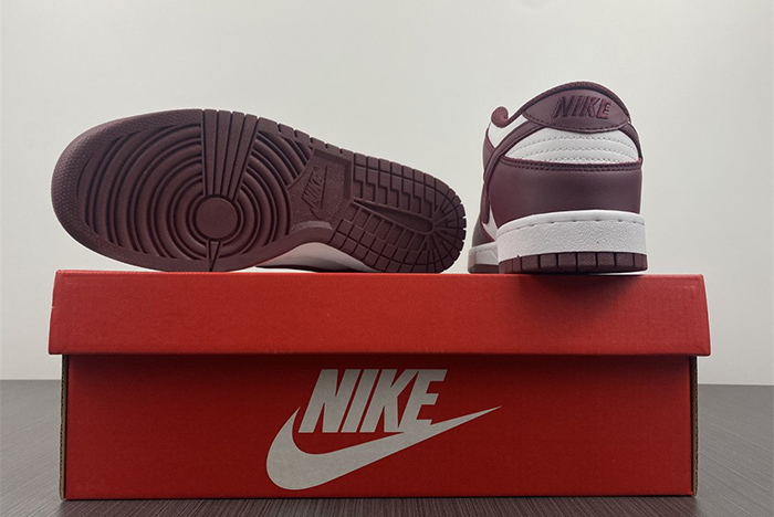 New Nike Dunk Low “Bordeaux” White/Bordeaux  DD1503-108