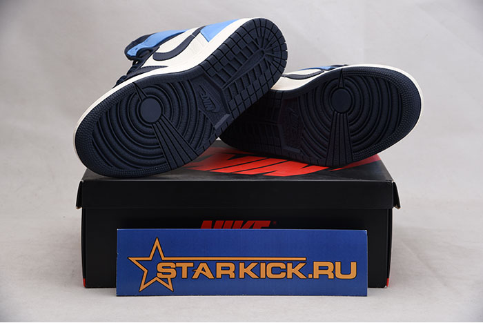 AIR JORDAN 1 OBSIDIAN UNIVERSITY BLUE 555088-140