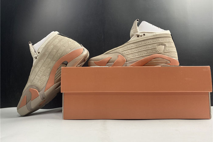 Clot x Air Jordan 14 Low: Sepia Stone DC9857-200
