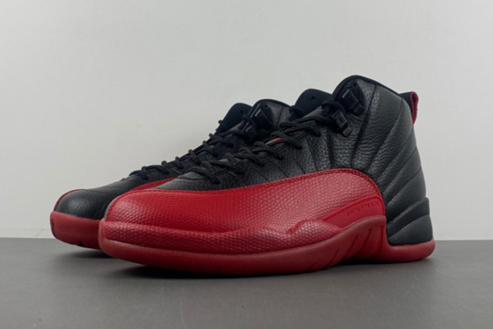 AIR JORDAN 12 “FLU GAME” Black/Varsity Red mens 130690-002
