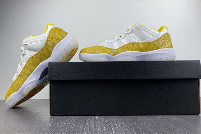 Air Jordan 11 Low WMNS “Yellow Snakeskin”  AH7860-107