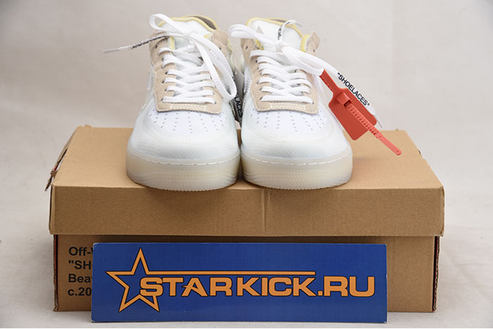 NIKE AIR FORCE 1 LOW OFF-WHITE All White AO4606-100