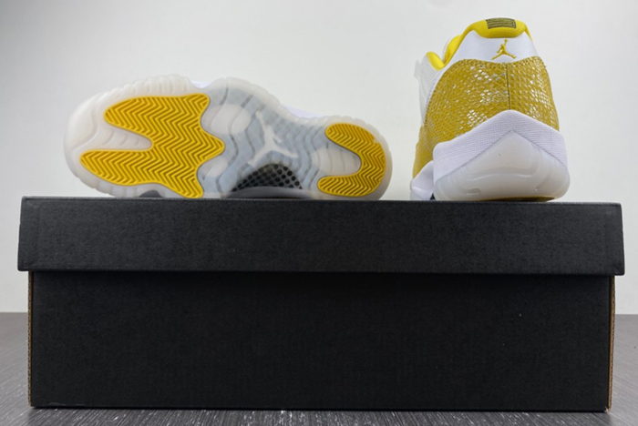 Air Jordan 11 Low WMNS “Yellow Snakeskin”  AH7860-107