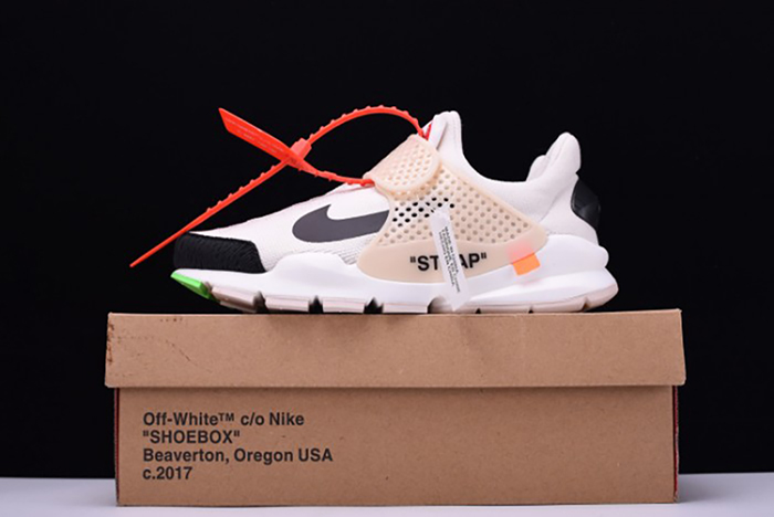 NIKE THE 10: OFF-WHITE X NIKE LA NIKE SOCK DART AA8696-101