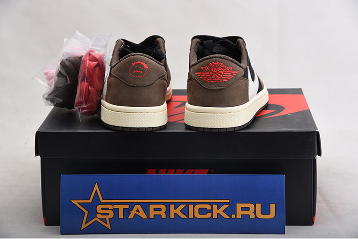 TRAVIS SCOTT AIR JORDAN 1 LOW DARK MOCHA CQ4277-001