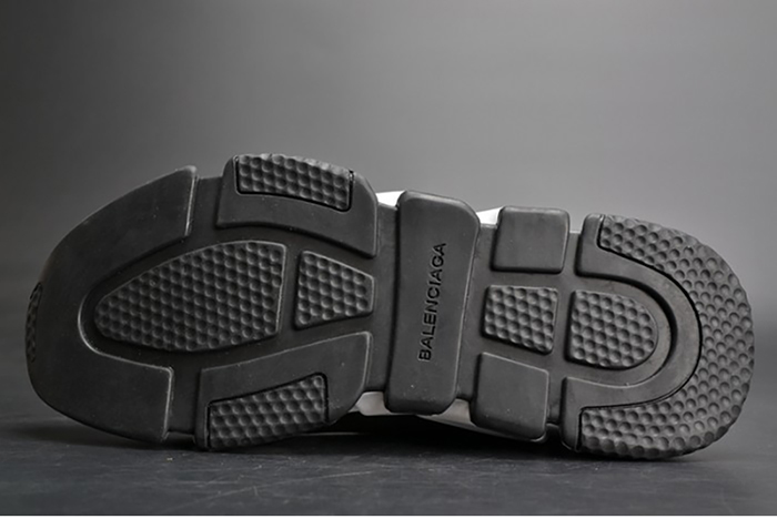 Balenciaga Stretch Mesh High Top Sneaker Black White 454485 W05G0