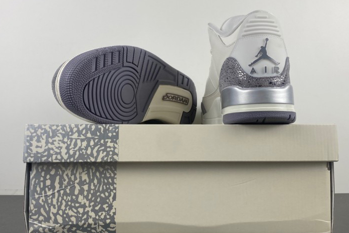 Air Jordan 3 “Sail/Metallic Silver” CK9246-100