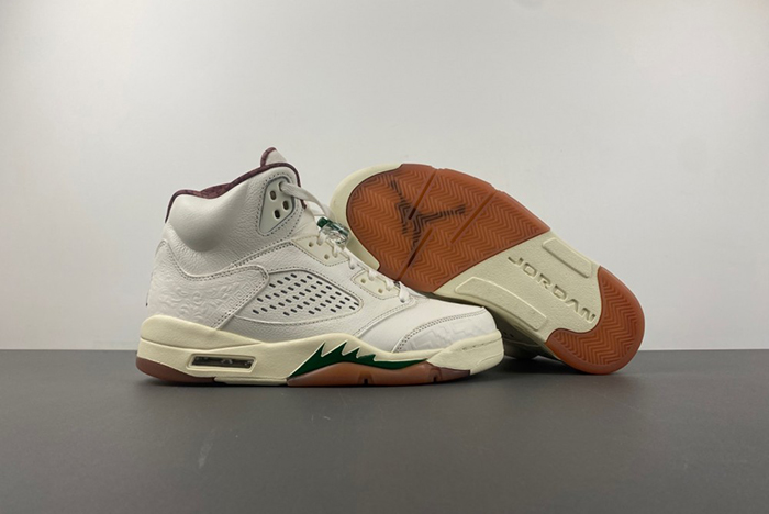 Air Jordan 5 "El Grito" Sail and Dark Pony HF8833-100