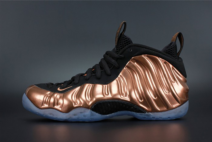 Nike Air Foamposite One "Copper" Black/ Metallic mens 314996-007