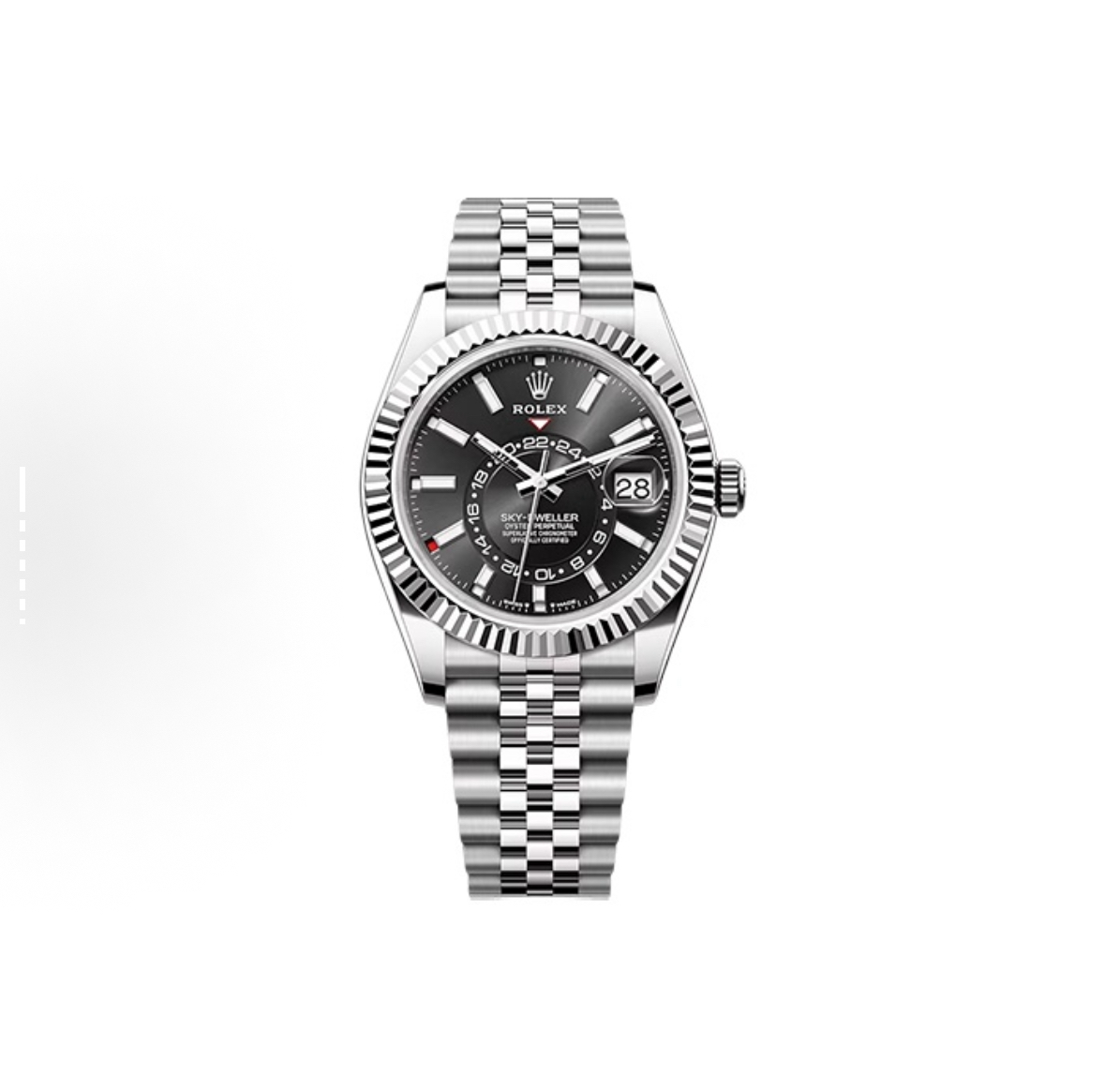 Rolex Navigator Series men''s watch Dual time zone/100 meters waterproof,42mm