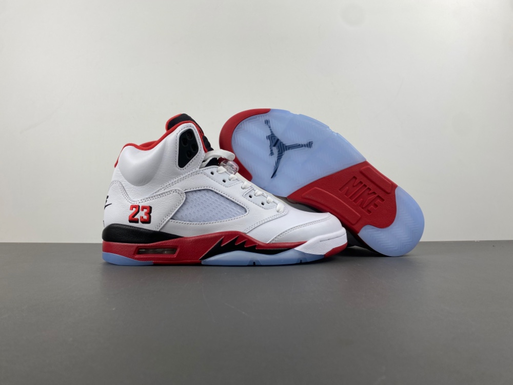 Air Jordan 5 “Fire Red Black Tongue” HQ7978-101
