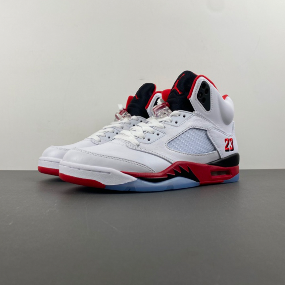 Air Jordan 5 “Fire Red Black Tongue” HQ7978-101