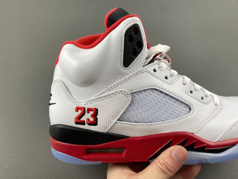 Air Jordan 5 “Fire Red Black Tongue” HQ7978-101